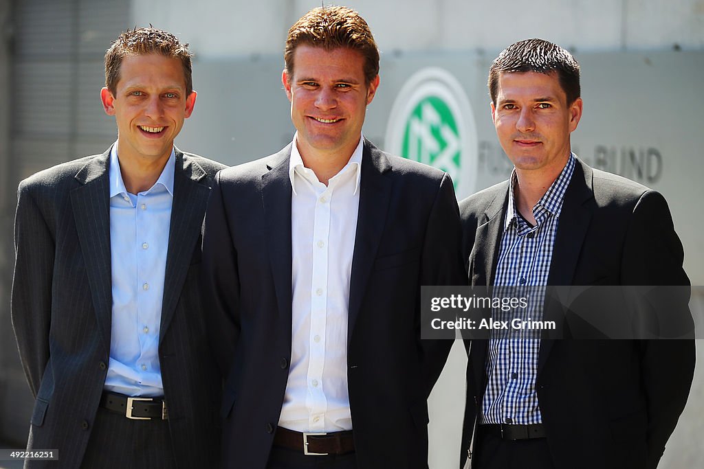 German FIFA 2014 World Cup Referees - Press Talk & Photocall