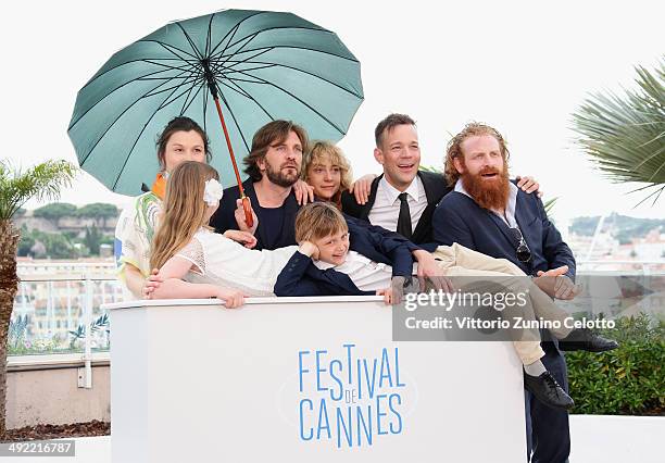 Actors Lisa Loven Kongsli, Clara Wettergren, director Ruben Ostlund, guest, actors Johannes Bah Kuhnke, Kristofer Hivju and Vincent Wettergren...