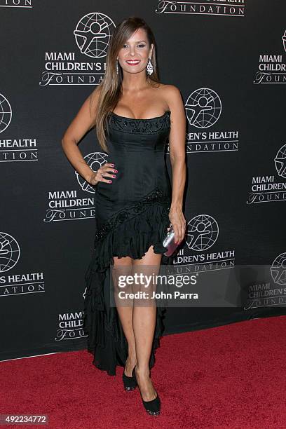 Dr. Karen Sierra attends Miami Childrens Health Foundations Diamond Ball on October 10, 2015 in Miami, United States.