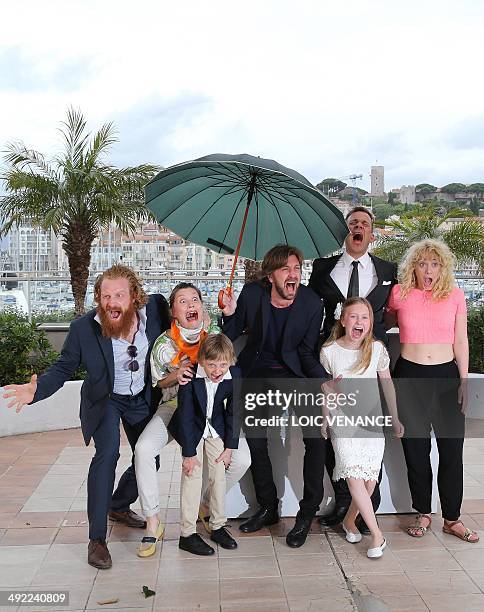 Swedish actor Kristofer Hivju, Swedish actress Lisa Loven Kongsli, Swedish director Ruben Ostlund, Swedish actor Johannes Bah Kuhnke and Swedish...