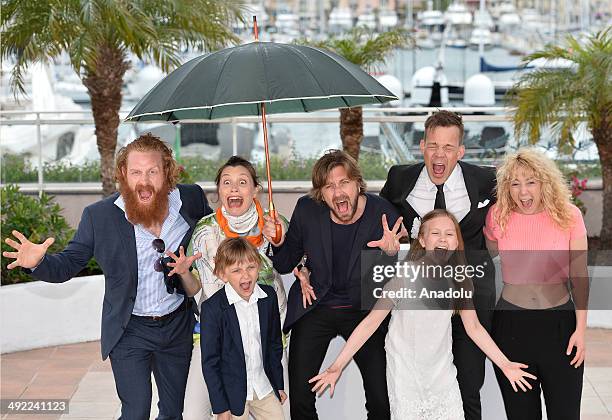 Norwegian actor Kristofer Hivju, Norwegian actress Lisa Loven Kongsli, actor Vincent Wettergren, Swedish director Ruben Ostlund, Swedish actor...