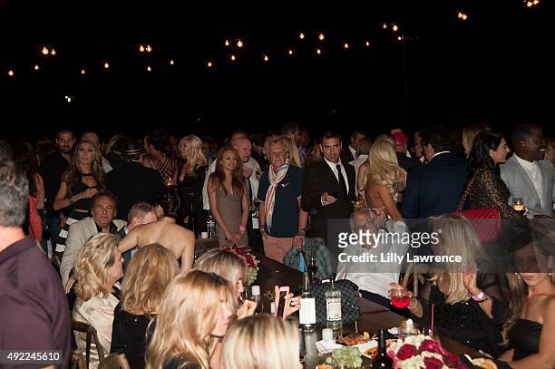 General view of the atmosphere at Victorino Noval's birthday celebration at The Vineyard Beverly Hills on October 10, 2015 in Beverly Hills,...
