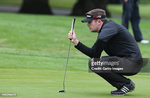 Garrick Porteous at Mount Wolseley Hotel Spa and Golf Resort on October 11, 2015 in Carlow, Ireland.
