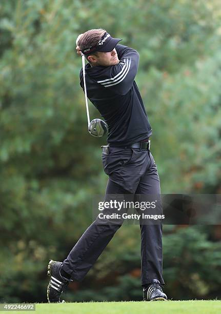 Garrick Porteous at Mount Wolseley Hotel Spa and Golf Resort on October 11, 2015 in Carlow, Ireland.