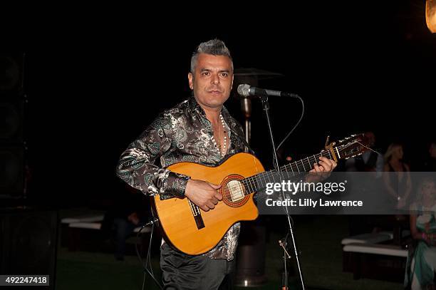 The Gipsy Kings Perform at Victorino Noval's birthday celebration at The Vineyard Beverly Hills on October 10, 2015 in Beverly Hills, California.