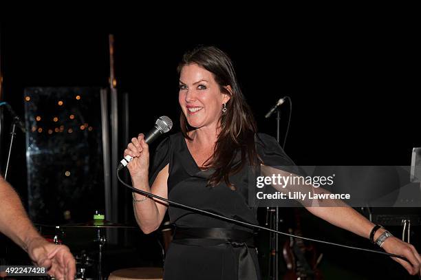 Kira Reed Lorsch attends Victorino Noval birthday celebration at The Vineyard Beverly Hills on October 10, 2015 in Beverly Hills, California.