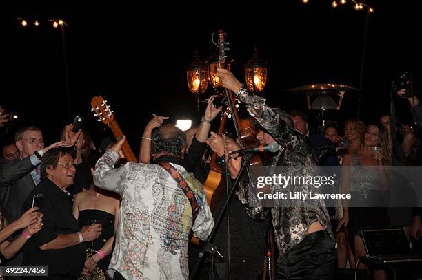 The Gipsy Kings Perform at Victorino Noval's birthday celebration at The Vineyard Beverly Hills on October 10, 2015 in Beverly Hills, California.