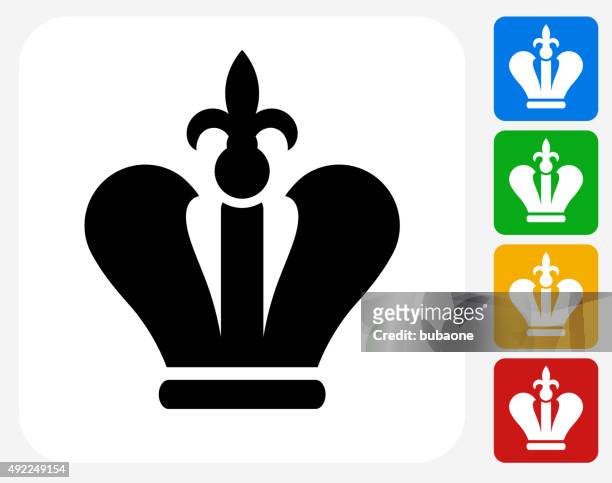 crown icon flat graphic design - queen royal person 幅插畫檔、美工圖案、卡通及圖標