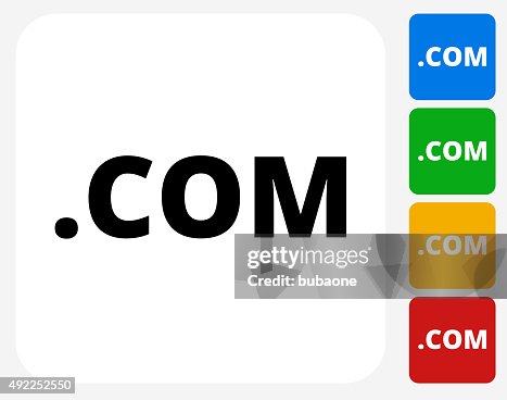 .com Icon Flat Graphic Design .com Icon Flat Graphic Design