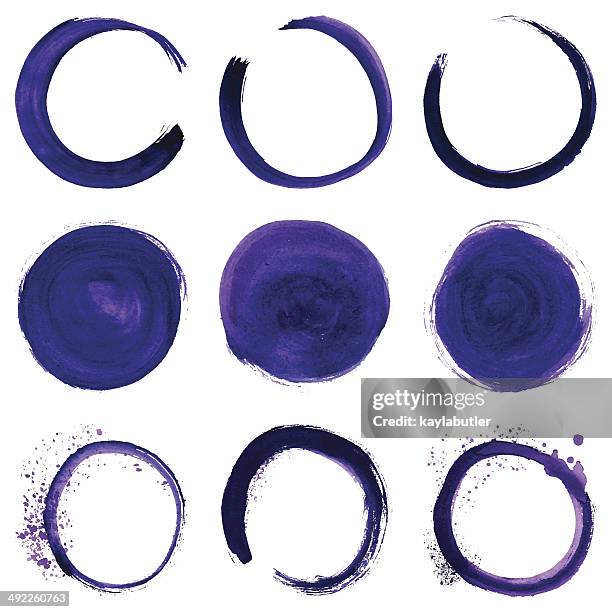 circular purple brush stroke - 有坑紱的 幅插畫檔、美工圖案、卡通及圖標