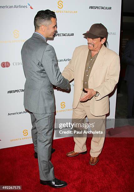 Producer Cash Warren and Actor Danny Trejo attend the 29th Anniversary Sports Spectacular Gala at the Hyatt Regency Century Plaza on May 18, 2014 in...