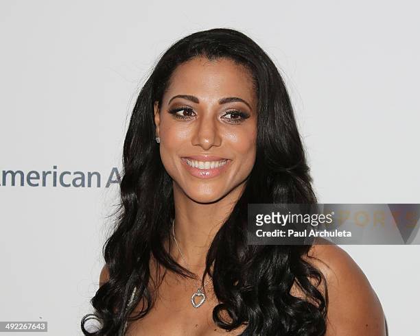 Ms America 2011 Tracy Broughton attends the 29th Anniversary Sports Spectacular Gala at the Hyatt Regency Century Plaza on May 18, 2014 in Century...
