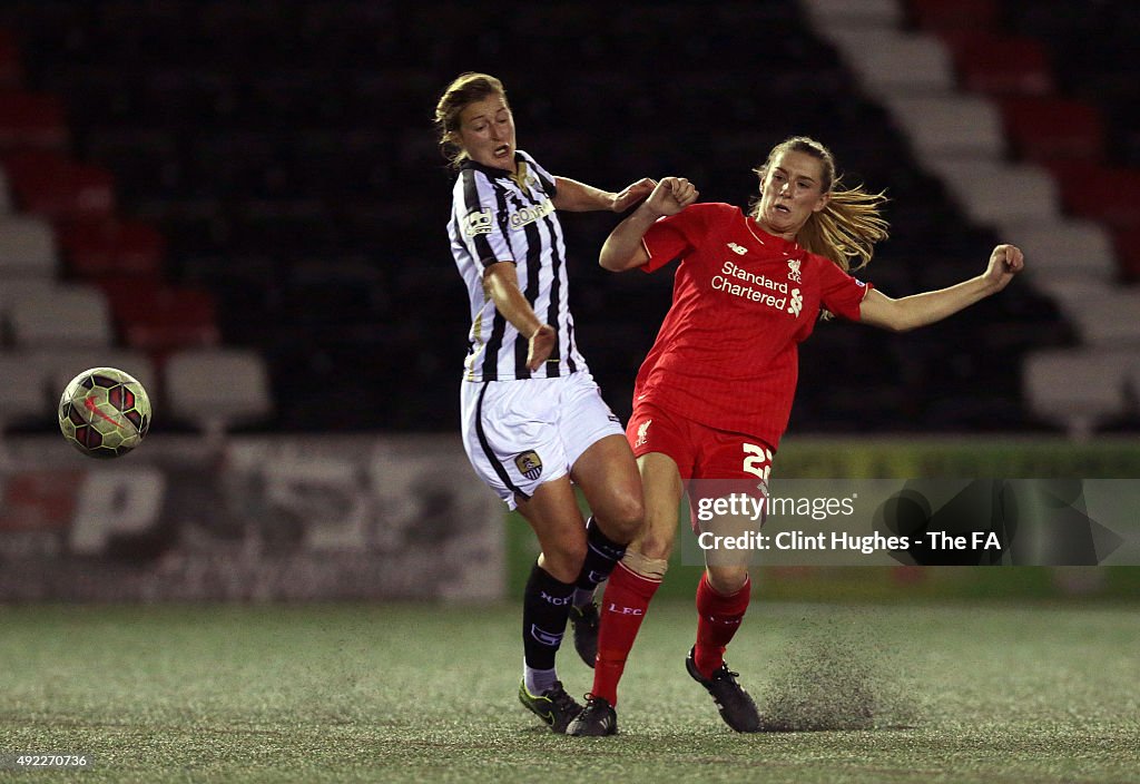 Liverpool Ladies v Notts County Ladies - Continental Cup Semi-Final