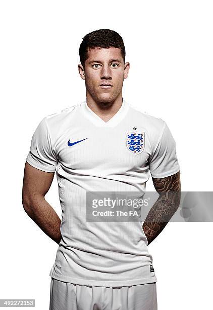 Ross Barkley of England poses for a portrait during an England Football Squad Portrait session ahead of the 2014 World Cup in Brazil.