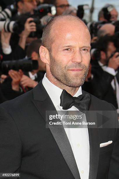 Jason Statham attends "The Expendables 3" Premiere at the 67th Annual Cannes Film Festival on May 18, 2014 in Cannes, France.