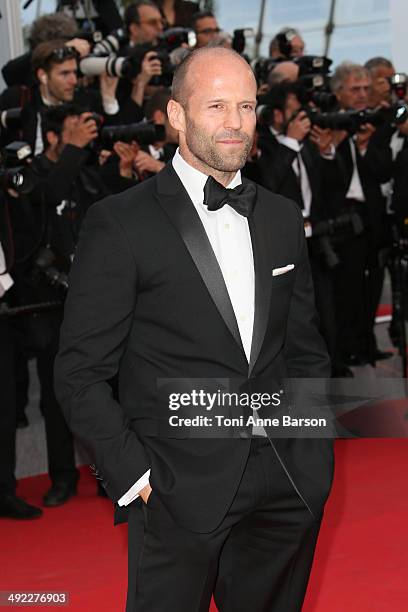 Jason Statham attends "The Expendables 3" Premiere at the 67th Annual Cannes Film Festival on May 18, 2014 in Cannes, France.