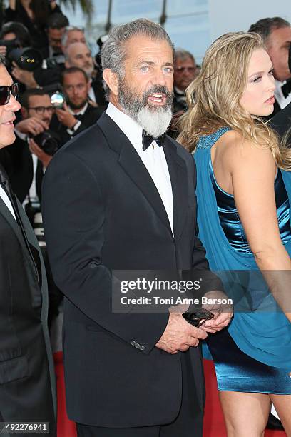 Mel Gibson attends "The Expendables 3" Premiere at the 67th Annual Cannes Film Festival on May 18, 2014 in Cannes, France.