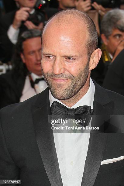 Jason Statham attends "The Expendables 3" Premiere at the 67th Annual Cannes Film Festival on May 18, 2014 in Cannes, France.