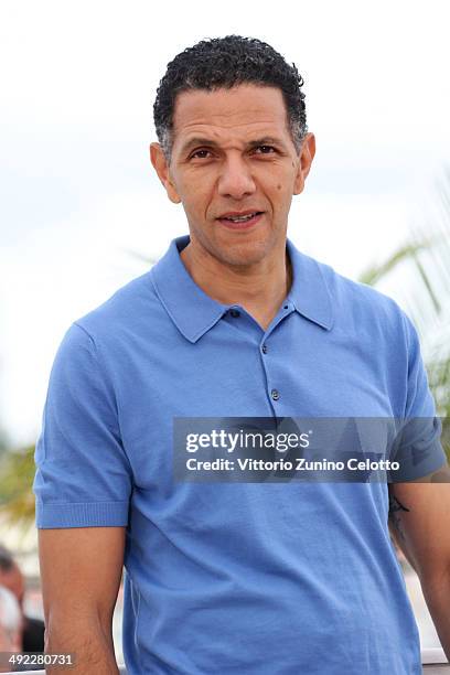 Actor Roschdy Zem attends the "Bird People" photocall at the 67th Annual Cannes Film Festival on May 19, 2014 in Cannes, France.