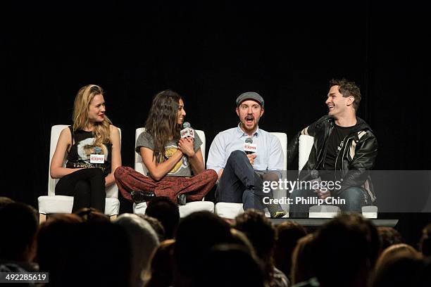 Actors Kristen Hager, Meaghan Rath, Sam Huntington and Sam Witwer talk about their experiences on their show "Being Human" in the "Spotlight on Being...
