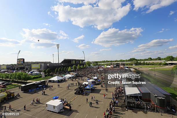 General view is seen during 2014 Rock On The Range at Columbus Crew Stadium on May 18, 2014 in Columbus, Ohio.