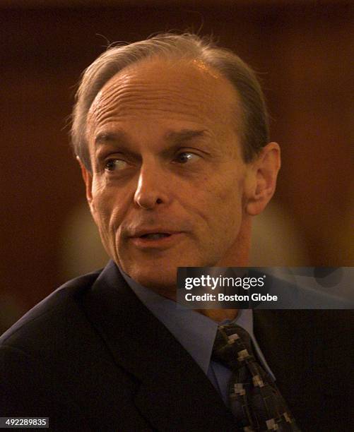 Dr. Dirk Greineder during his trial at Norfolk Superior Court in Dedham, Mass. On June 14, 2001. Greineder, an allergist at Brigham and Womens...