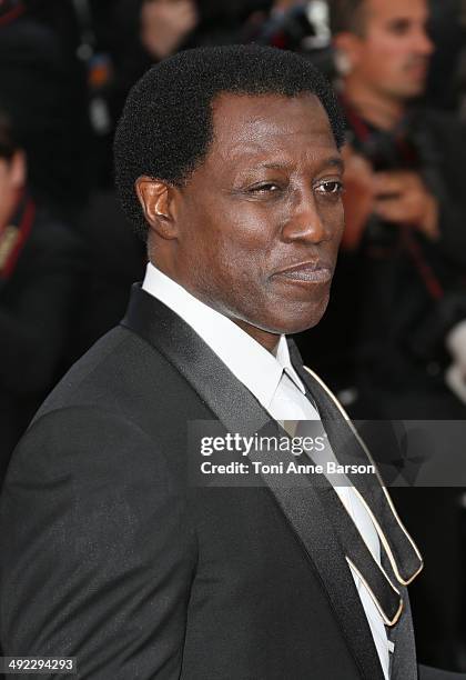 Wesley Snipes attends "The Expendables 3" Premiere at the 67th Annual Cannes Film Festival on May 18, 2014 in Cannes, France.