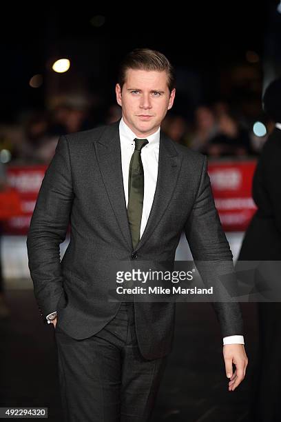 Allen Leech attends a screening of "Black Mass" during the BFI London Film Festival at Odeon Leicester Square on October 11, 2015 in London, England.