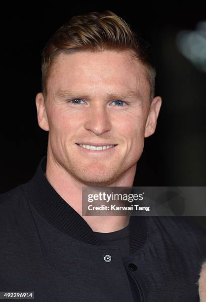 Chris Ashton attends a screening of "Black Mass" during the BFI London Film Festival at Odeon Leicester Square on October 11, 2015 in London, England.