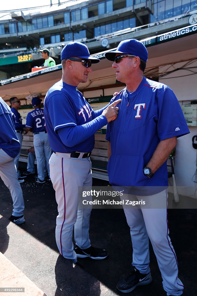 Texas Rangers v Oakland Athletics