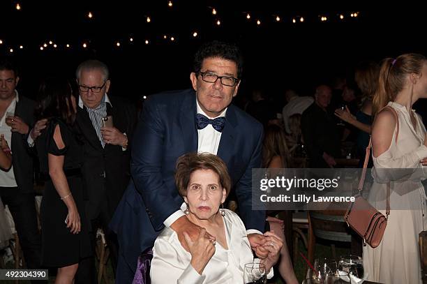 Victorino Noval with his mom at Victorino Noval's birthday celebration at The Vineyard Beverly Hills on October 10, 2015 in Beverly Hills, California.