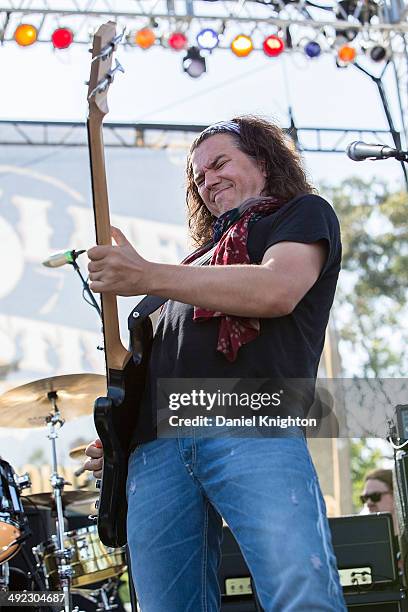 Musician Jorgen Carlsson performs on stage with Gov't Mule at Doheny State Beach on May 18, 2014 in Dana Point, California.