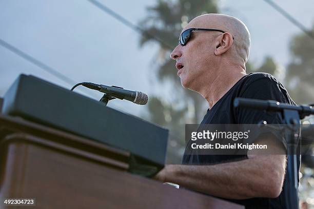 Musician Danny Louis performs on stage with Gov't Mule at Doheny State Beach on May 18, 2014 in Dana Point, California.