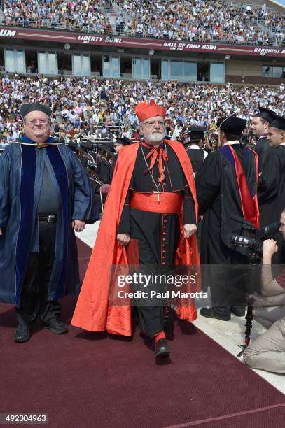 Cardinal Sean Patrick O'Malley attends Boston College's 138th Annual Commencement Exercises on May 19, 2014 in Boston, Massachusetts.