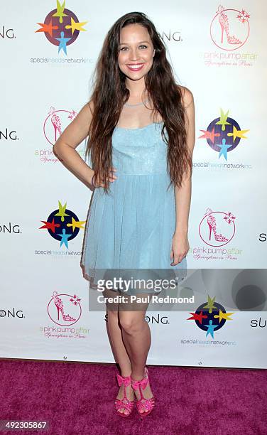 Actress Jaclyn Betham attends A Pink Pump Affair "Springtime In Paris" High Tea Benefiting Special Needs Network at Montage Beverly Hills on May 18,...
