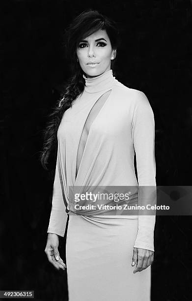 Eva Longoria attends the 'Foxcatcher' premiere during the 67th Annual Cannes Film Festival on May 19, 2014 in Cannes, France.