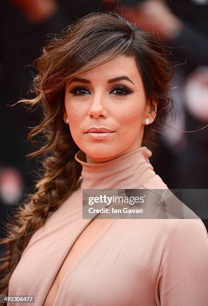 Eva Longoria attends the "Foxcatcher" premiere during the 67th Annual Cannes Film Festival on May 19, 2014 in Cannes, France.