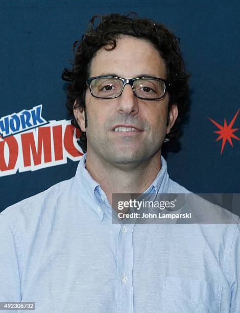 Writer Raven Metzner of the television series Sleepy Hollow attends New York Comic-Con 2015 day 4 at the Jacob K. Javits Convention Center on October...