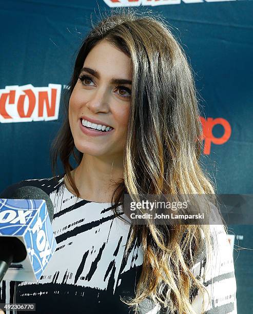 Nikki Reed of the television series Sleepy Hollow attends New York Comic-Con 2015 day 4 at the Jacob K. Javits Convention Center on October 11, 2015...
