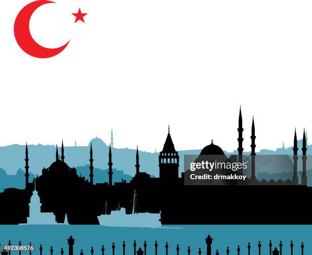 istanbul - constantinople stock illustrations