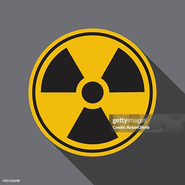 illustrations, cliparts, dessins animés et icônes de icône de radiation - radioactive warning symbol