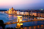 Budapest night lights