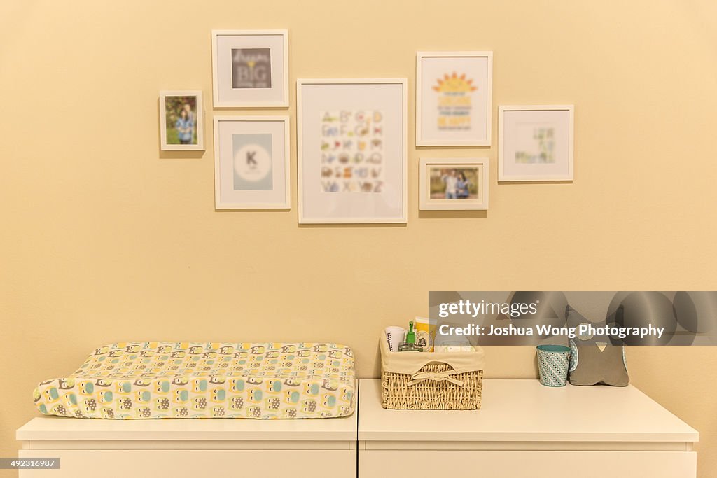 Nursery changing table