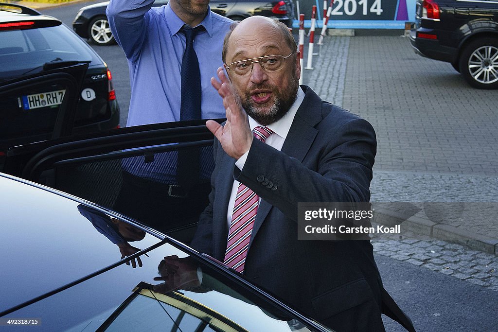 Martin Schulz Campaigns In European Elections