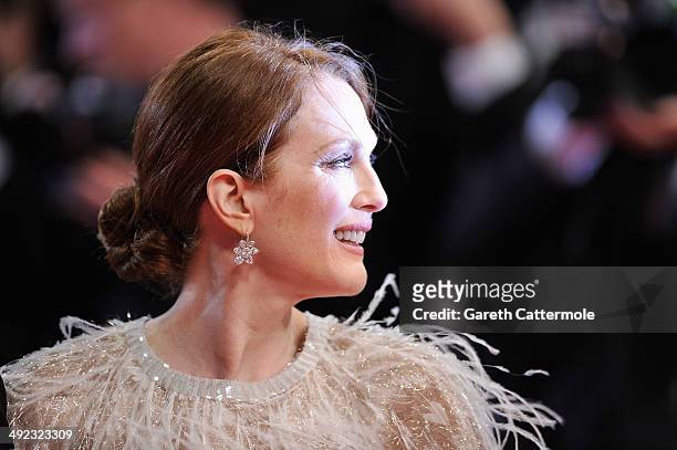 Julianne Moore attends the "Maps To The Stars" premiere during the 67th Annual Cannes Film Festival on May 19, 2014 in Cannes, France.
