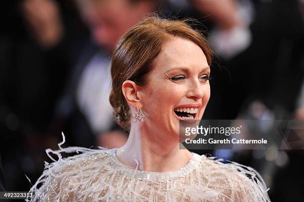Julianne Moore attends the "Maps To The Stars" premiere during the 67th Annual Cannes Film Festival on May 19, 2014 in Cannes, France.