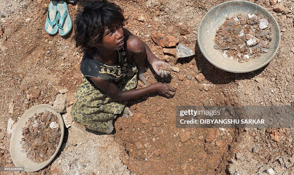 INDIA-LABOUR-MINING