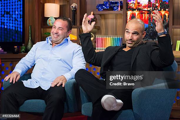 Pictured : Joe Giudice and Joe Gorga --