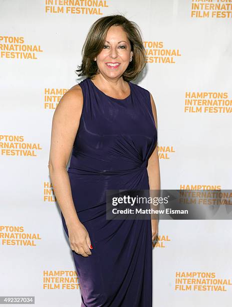 Julie Raynor attends the Awards Dinner on Day 4 of the 23rd Annual Hamptons International Film Festival on October 11, 2015 in East Hampton, New York.