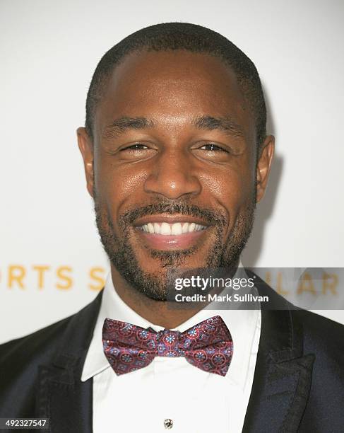 Rapper Tank arrives for the 29th Anniversary Sports Spectacular Gala at the Hyatt Regency Century Plaza on May 18, 2014 in Century City, California.